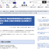 愛知県商業振興事業費補助金（地域商業活動活性化事業）の追加募集開始