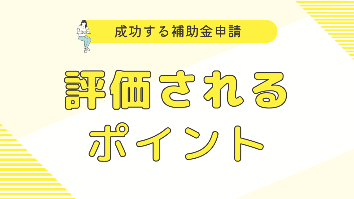 成功する補助金申請のための具体的な事例集：評価されたポイントを徹底分析